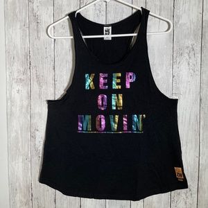 Zumba Keep on Movin’ Instructor Tank - Bold Black - Spicy Small